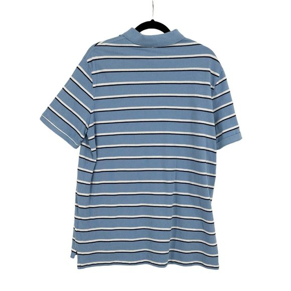 Men Polo Ralph Lauren Polo Shirt Striped - CLASSIC FIT - Large 100% Cotton‎ - Picture 7 of 7